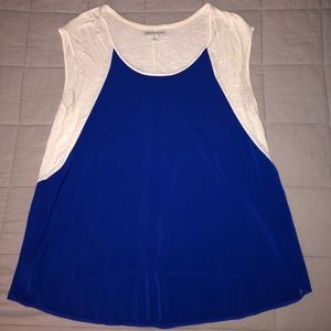 American Eagle Sleeveless Colorblock Top Size Small